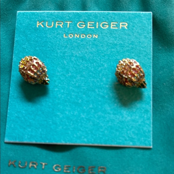 Kurt Geiger Gold Earrings - Picture 2 of 5